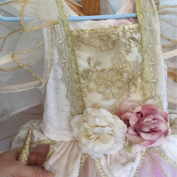 Unicorn fairy costume. 3T, pink white and gold - Picture 4 of 5